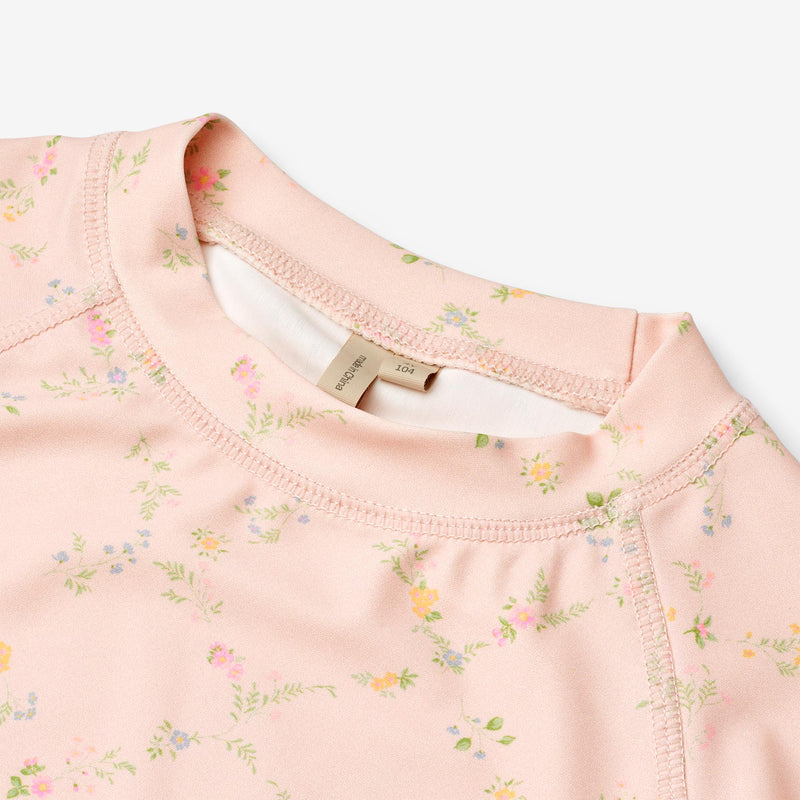 Wheat Main Kortærmet Bade T-shirt Jackie T-Shirt 9450 powder checked flowers