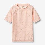 Wheat Main Kortærmet Bade T-shirt Jackie T-Shirt 9450 powder checked flowers