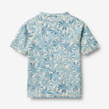 Wheat Main Kortærmet Bade T-shirt Jackie T-Shirt 9635 blue palm