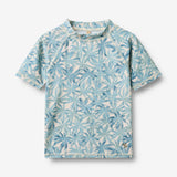 Wheat Main Kortærmet Bade T-shirt Jackie T-Shirt 9635 blue palm