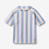 Wheat Main Kortærmet Bade T-shirt Jackie T-Shirt 9732 bold blue stripe