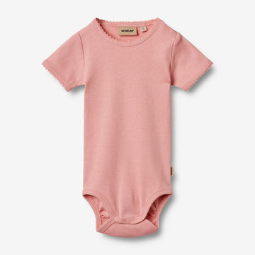 Wheat Main Kortærmet Blonde Rib Body Elisa Underwear/Bodies 2026 rose