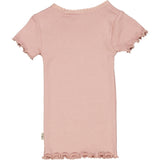 Wheat Main Kortærmet Blonde Rib T-Shirt Jersey Tops and T-Shirts 2270 misty rose