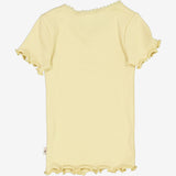 Wheat Kortærmet Blonde Rib T-Shirt | Baby Jersey Tops and T-Shirts 5106 yellow dream