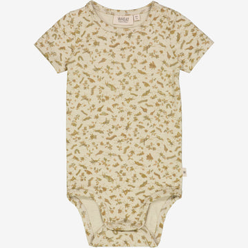 Wheat Main  Kortærmet Body Underwear/Bodies 5059 fossil insects