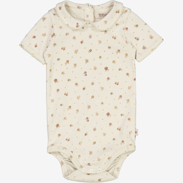 Wheat Main  Kortærmet Body Beate Underwear/Bodies 3358 chalk flowers