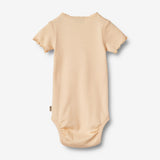 Wheat Main Kortærmet Body Edna | Baby Underwear/Bodies 1251 pale peach