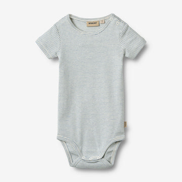 Wheat Main Kortærmet Body Edvald Body 1048 blue stripe
