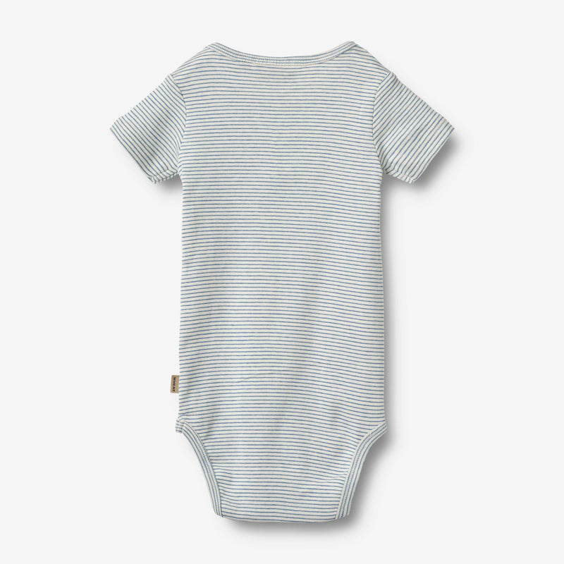 Wheat Main Kortærmet Body Edvald Body 1048 blue stripe
