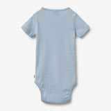 Wheat Main Kortærmet Body Edvald Body 9641 faded blue stripe