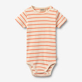 Wheat Main Kortærmet Body Edvald Body 9648 orange stripe