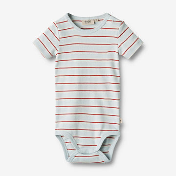 Wheat Main   Kortærmet Body Edvald Underwear/Bodies 4031 light blue stripe