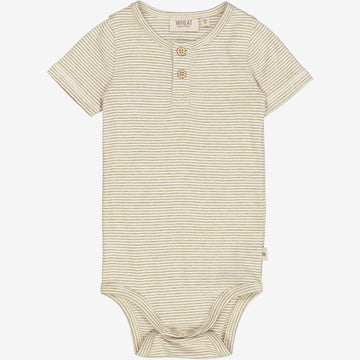 Wheat Main  Kortærmet Body Kantbånd Underwear/Bodies 1457 seaweed stripe