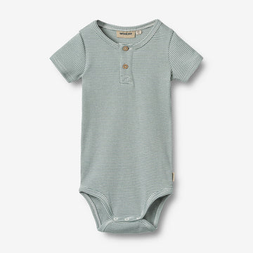 Wheat Main Kortærmet Body Magnus Underwear/Bodies 9442 stormy sea stripe