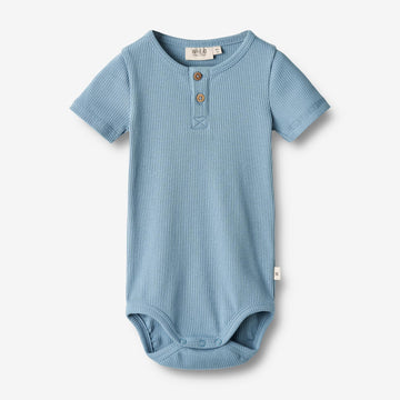 Wheat Main   Kortærmet Body Magnus Underwear/Bodies 1043 blue