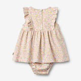 Wheat Main Kortærmet Bodykjole Vianna Dress 9637 blush flower meadow