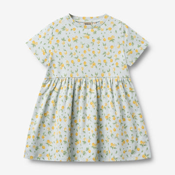 Wheat Main Kortærmet Jersey Kjole Anna Dress 9663 summer blue citrus
