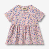 Wheat Main Kortærmet Jersey Kjole Anna Dress 9649 pink blue flowers