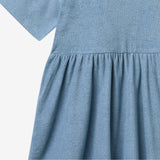 Wheat Main Kortærmet Kjole Astrid Dress 1260 faded denim