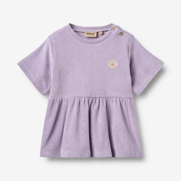 Wheat Main Kortærmet Jersey Kjole Astrid Dress 9612 warm cosmic lilac