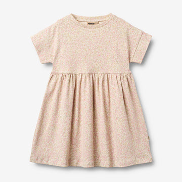 Wheat Main Kortærmet Jerseykjole Emilie Dress 9422 coral flowers