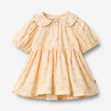 Wheat Main Kortærmet Kjole Adele Dress 9632 barely apricot flowers