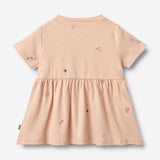 Wheat Main Kortærmet Kjole Anna Dress 2475 rose flowers