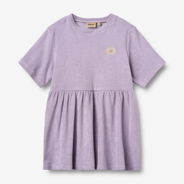 Wheat Main Kortærmet Kjole Astrid Dress 9612 warm cosmic lilac