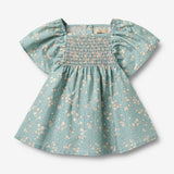 Wheat Main Kortærmet Kjole Elva Dress 9661 spring lake flowers