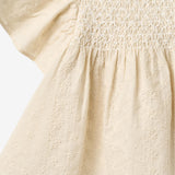 Wheat Main Kortærmet Kjole Elva Dress 3129 eggshell