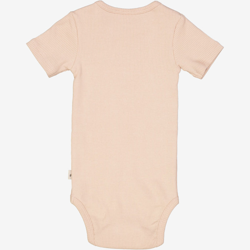 Wheat Main  Kortærmet Rib Body Underwear/Bodies 2032 rose dust