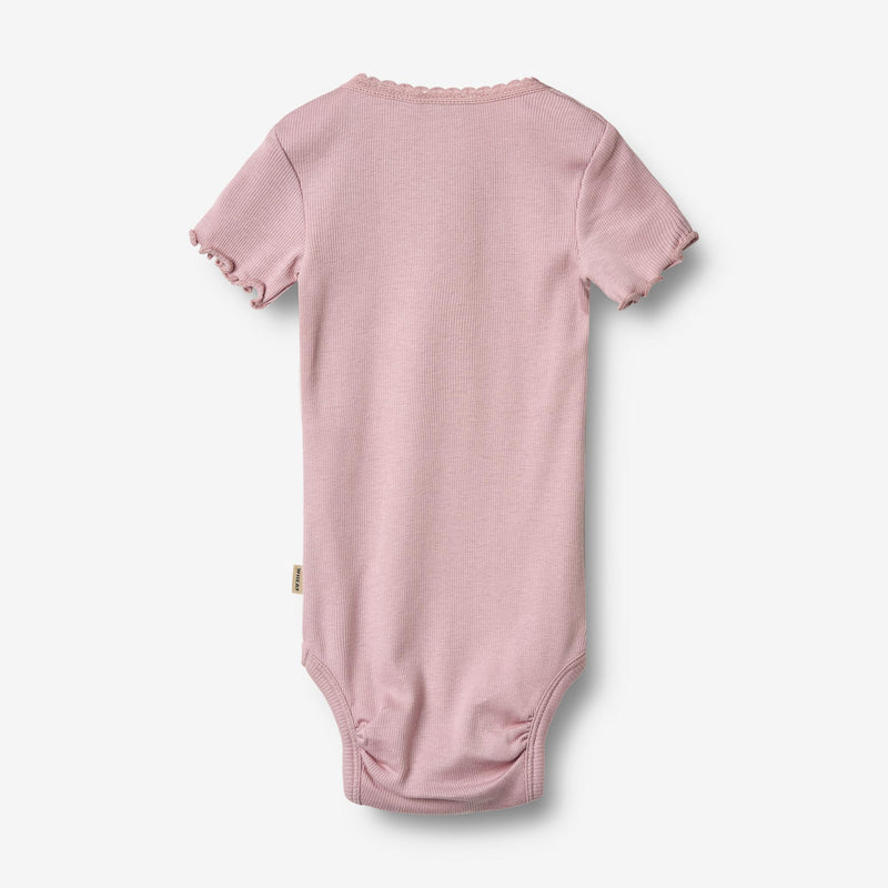 Wheat Main Kortærmet Rib Body Edna Body 9428 lavender mist