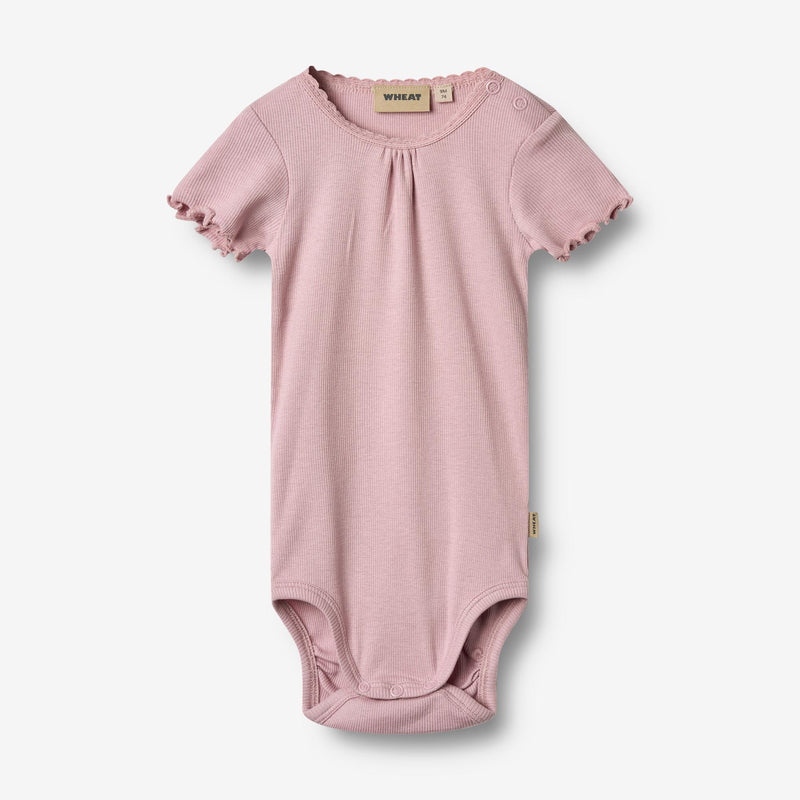 Wheat Main Kortærmet Rib Body Edna Body 9428 lavender mist
