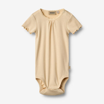 Wheat Main Kortærmet Rib Body Edna Body 9430 macadamia