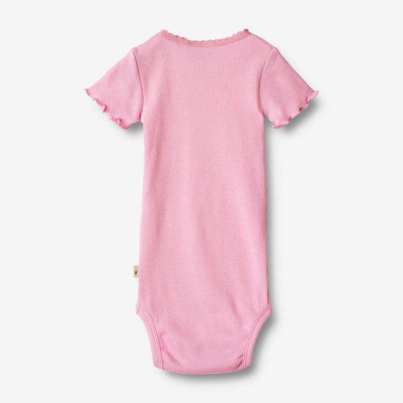 Wheat Main Kortærmet Body Edna | Baby Underwear/Bodies 2356 pink