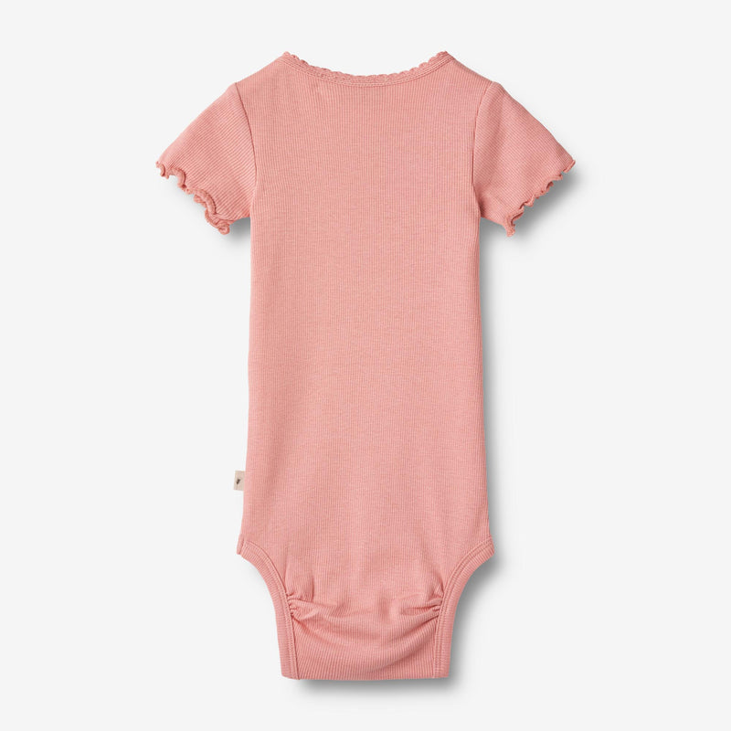 Wheat Main Kortærmet Body Edna | Baby Underwear/Bodies 2509 rosette