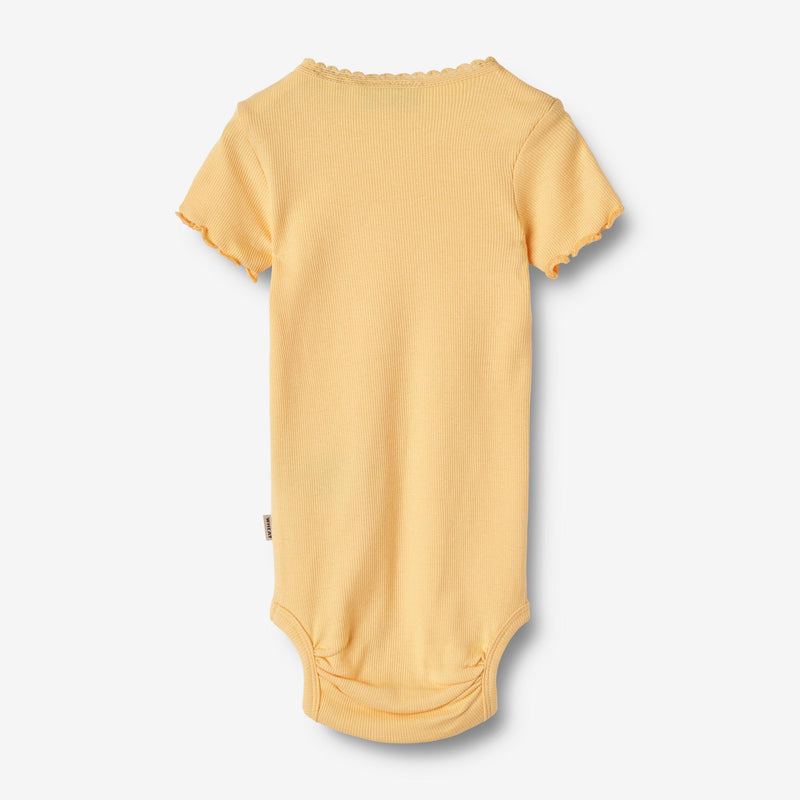 Wheat Main Kortærmet Body Edna | Baby Underwear/Bodies 5001 pale apricot