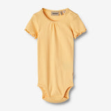 Wheat Main Kortærmet Body Edna | Baby Underwear/Bodies 5001 pale apricot