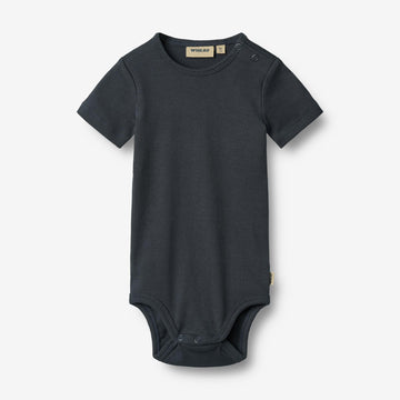 Wheat Main Kortærmet Rib Body Timo Body 1432 navy