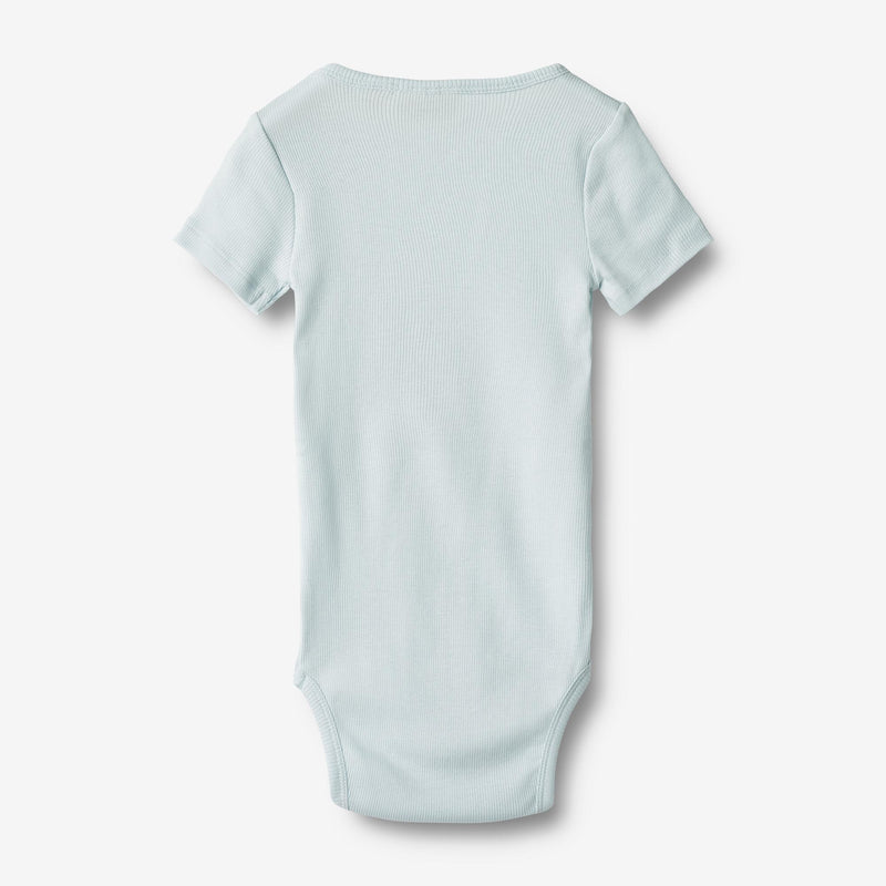 Wheat Main Kortærmet Body Timo | Baby Underwear/Bodies 4030 light blue