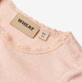 Wheat Main Kortærmet Rib T-Shirt Katie T-Shirt 2400 powder