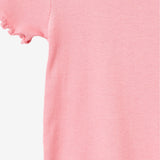 Wheat Main Kortærmet Rib T-Shirt Katie T-Shirt 9638 bubblegum