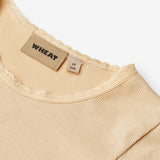 Wheat Main Kortærmet Rib T-shirt Katie T-Shirt 9430 macadamia