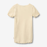 Wheat Main Kortærmet Rib T-shirt Katie T-Shirt 9631 barely apricot