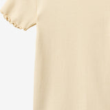 Wheat Main Kortærmet Rib T-shirt Katie T-Shirt 9631 barely apricot