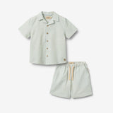 Wheat Main Kortærmet Skjorte Anker Set 9664 summer sky stripe
