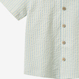 Wheat Main Kortærmet Skjorte Anker Shirt 9664 summer sky stripe