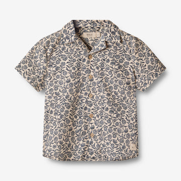 Wheat Main   Kortærmet Skjorte Anker Shirts and Blouses 1302 blue cornflowers