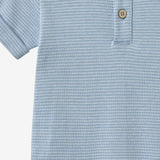 Wheat Main Kortærmet Sommerdragt Alfred Jumpsuit 9641 faded blue stripe