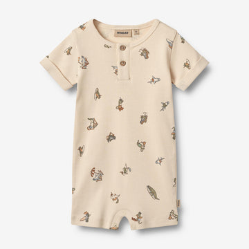 Wheat Main Kortærmet Sommerdragt Alfred Jumpsuit 9413 beach friends
